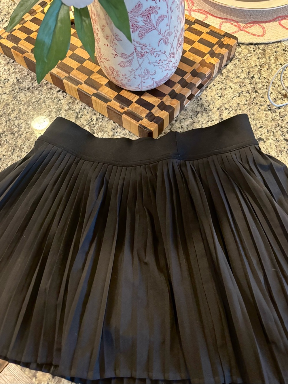 lululemon athletica Black Varsity Pleated Tennis Skirt